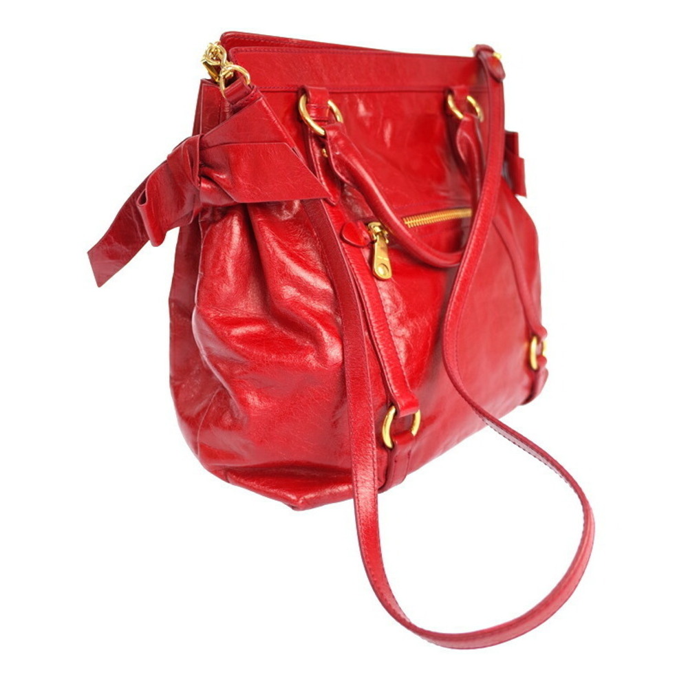 Miu Miu Side Rion Handbag - Picture 2 of 9